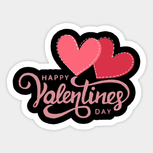 Happy valentines day Sticker